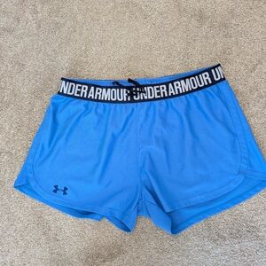 Under Armour Women's Athletic Blue Shorts Small